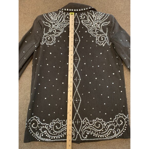 Free People Suit Set Womens 4 Embellished Blazer Pants Studded Southwestern - Picture 15 of 16